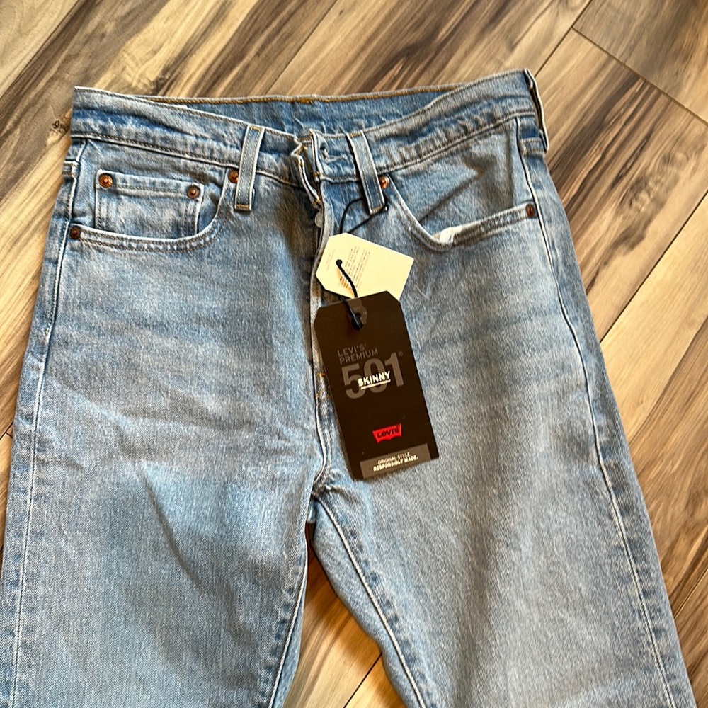 Levi's Light Blue High Rise Skinny Jeans